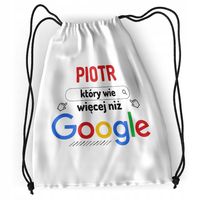 Plecak Sportowy Szkolny Dla Piotra Syna Dziecka Z Nadrukiem Ze Zdjęciem