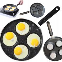 2 x Patelnia do jajek placków 24cm non-stick Krisberg KR 2583 cztery wgłębi