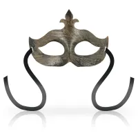 ohmama maski fleur de lis - miedziana maska wenecka, uniwersalna