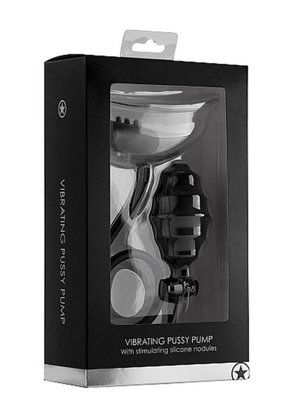 Vibrating Pussy Pump - Black zdjęcie 8