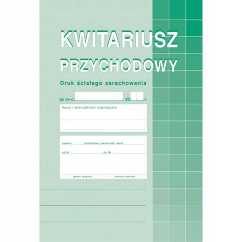 kwitariusz przychodowy 400-3 na Arena.pl