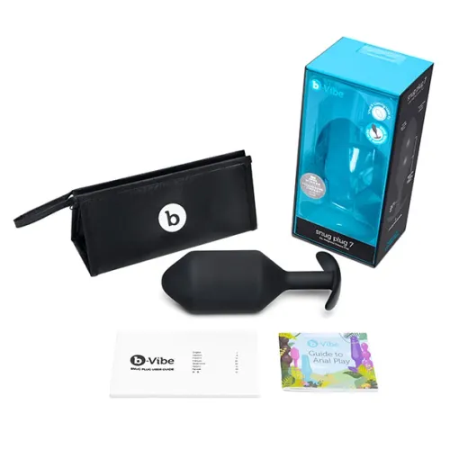 Plug analny - B-Vibe Snug Plug 7 Black na Arena.pl