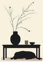 Plakat 68x98cm Wypocznij Psino