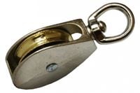 bloczek do lin pojedyńczy niklowany 3/4' - bl3/4 poj