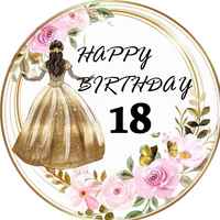 Opłatek na tort Urodziny Postać Kobieta Okazjonalny Drink 18 30 40 50 60