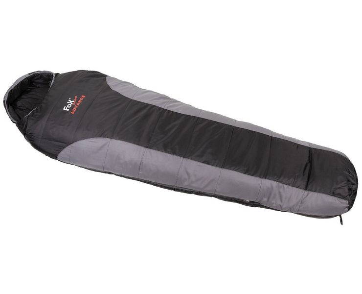 Śpiwór "Advance" szaro-czarny zdjęcie 1