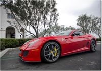 100 70CM OBRAZ PŁÓTNO FERRARI 599 GTO AXION23 PŁÓTNO RAMA