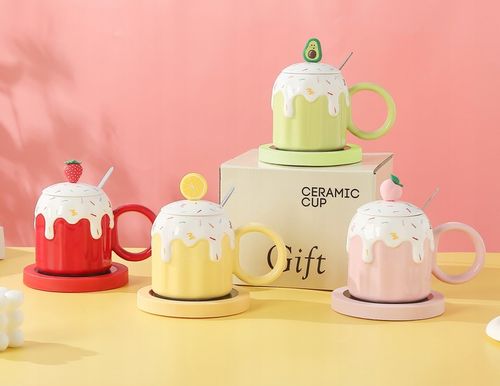 Kubek ceramiczny DO HERBATY Podgrzewacz USB Łyżka PREZENT Kubek Świąteczny na Arena.pl