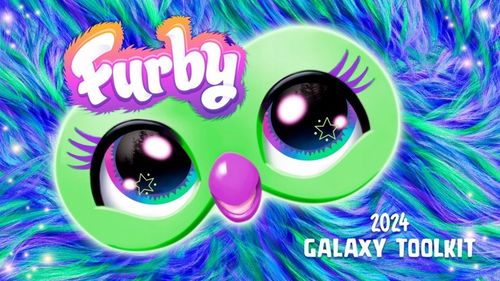 Hasbro FURBY Galaxy Interaktywna Maskotka Zorza świeci w ciemności PL F8901 na Arena.pl