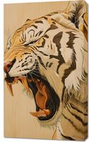 Obraz 60x100cm Majestatyczny Ryk Tygrysa