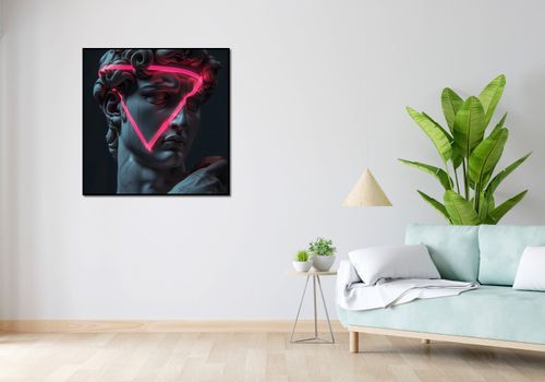 Plakat 90x90cm Neonowy Renesans na Arena.pl