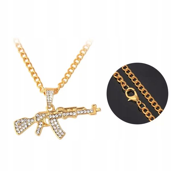 Naszyjnik AK 47 Karabin Kałasznikow Kałach Awtomat Kalashnikov Automat Broń zdjęcie 9