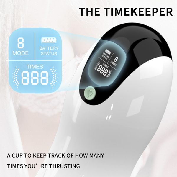 Masturbator-Vibration 8 Vibration modes + Interactive function zdjęcie 9