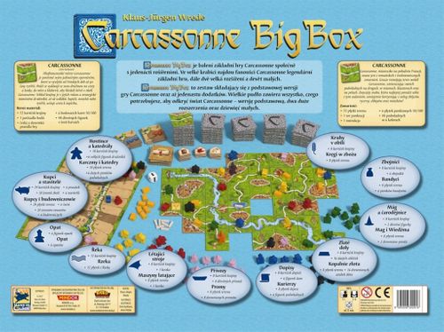 GRA PLANSZOWA CARCASSONNE 2ed - BIGBOX BARD na Arena.pl
