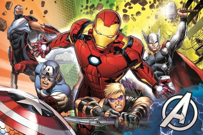 Puzzle 24 Super Maxi Silni Avengers 41007 zdjęcie 2