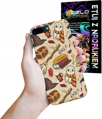 ETUI CASE DO IPHONE 7+ 8+ PLUS - POTTER WZORY WIELE WZORÓW DLA FANA MAGI na Arena.pl