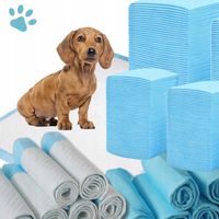 MATY PODKŁADY DLA PSA JEDNORAZOWE HIGIENICZNE CHŁONNE | 45x60cm 100 SZTUK