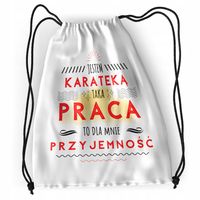 Plecak Dla Karateki Sportowy Szkolny Worek Z Nadrukiem Ze Zdjęciem
