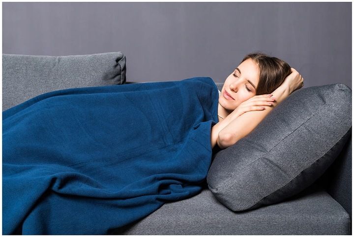 KOC POLAROWY 150x120 cm 180g/m2 piknik pomarańcz zdjęcie 5