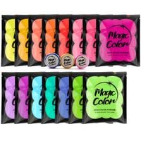 Proszki holi na festiwal kolorów kolorowy proszek do zabawy 15 szt + GRATIS