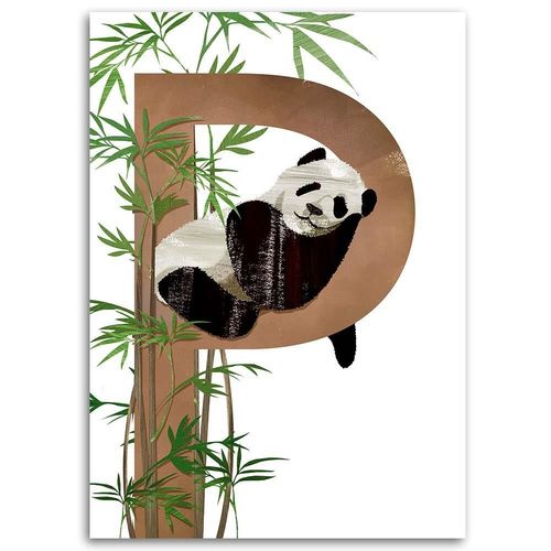 Obraz na płótnie – Canvas, P jak panda 50x70 na Arena.pl