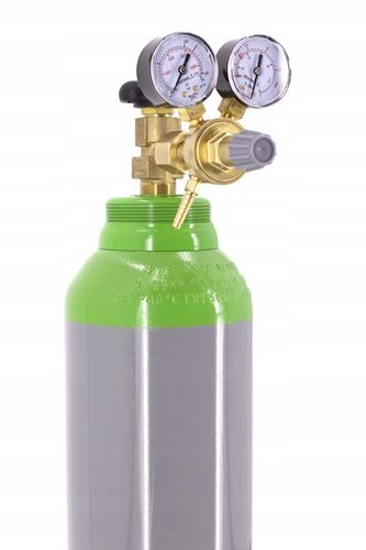 MIX (82% AR + 18% CO2)Butla 8L 150BAR PEŁNA NOWA + Reduktor MINI na Arena.pl