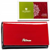 Portfel damski skórzany PETERSON rfid stop skóra naturalna pojemny