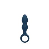 Teardrop Shaped Anal Plug - Medium - Baltic Blue