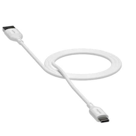 Kabel Mophie Charge Essentials USB-A - USB-C 1m - białe na Arena.pl