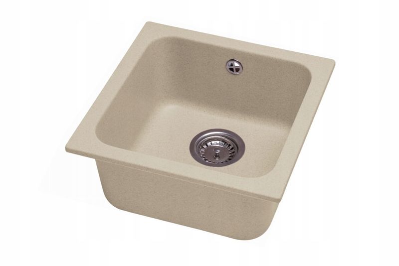 ZLEW ZLEWOZMYWAK GRANIT 8 kolorów 40x40 + SYFON zdjęcie 8