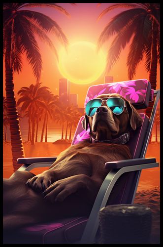 Plakat 53x81cm Lato w Stylu na Arena.pl