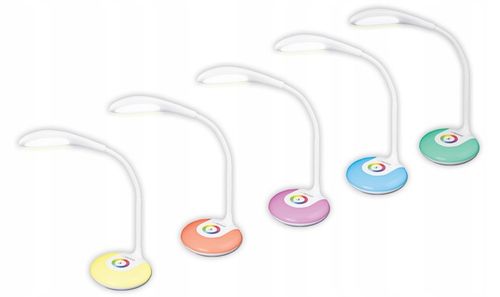 LAMPKA LED BIURKOWA LAMPA NA BIURKO 256 KOLORÓW RGB ZDROWA DLA OCZU na Arena.pl