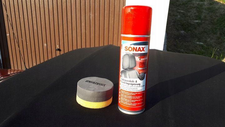 SONAX IMPREGNAT DO DACHU I TAPICERKI W KABRIOLECIE zdjęcie 5