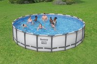 basen stelażowy 20ft 610x132 cm steelpro bestway