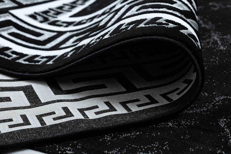 RUG/LU/MOSSE/FRAME/BLACK+GREY/70x300 zdjęcie 7