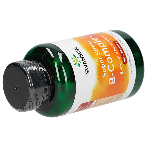 WITAMINY C B1 B6 B12 B2 SWANSON B-COMPLEX SUPER STRESS 100KAPSUŁEK na Arena.pl