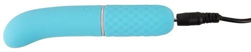 mini wibrator cuties niebieski silikonowy usb 11,8 cm na Arena.pl
