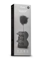 kajdanki na ręce nogi maska piórko sex zestaw bdsm