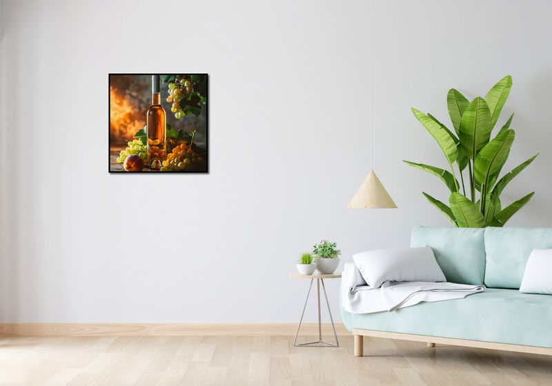 Plakat 60x60cm Bursztynowe Wino zdjęcie 4