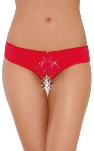 Czerwone stringi damskie otwarte SoftLine 2400 S/M na Arena.pl