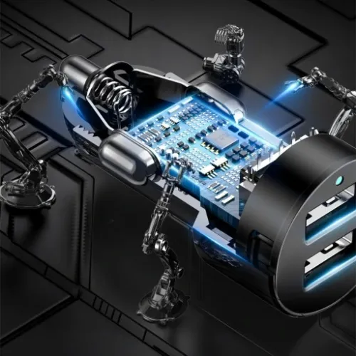 BASEUS ŁADOWARKA SAMOCHODOWA 2x USB/2x ZAPALNICZKA na Arena.pl