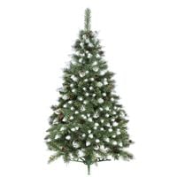 Choinka sztuczna 120 cm sosna diamentowa ośnieżona z szyszkami