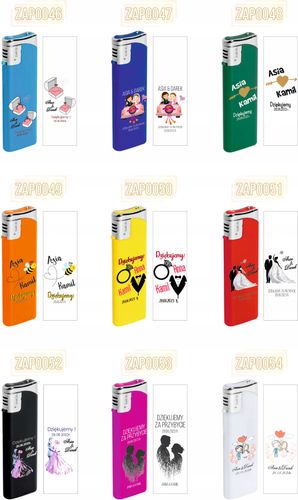 Zapalniczka gazowa z nadrukiem uv prezent twój napis na dzień taty ojca na Arena.pl