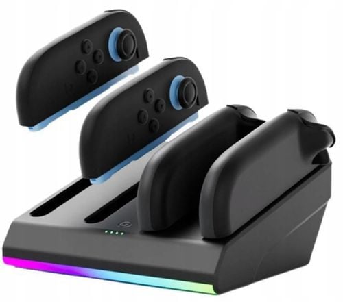 Stacja Do Ładowania Joy-Con 4 Stanowiska RGB Do Nintendo Switch 2 na Arena.pl