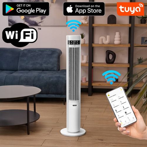 Wentylator kolumnowy stojący Cichy 19dB Yoer +12m zasięg 12 mocy na Arena.pl