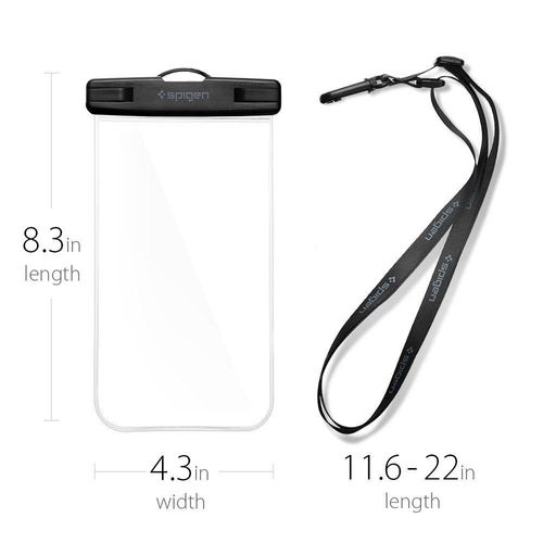 Etui Spigen A600 Universal Waterproof Case Crystal Clear na Arena.pl