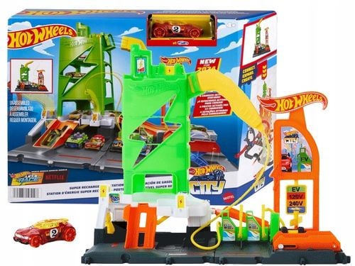 Hot Wheels City Superstacja ładowania samochodów na Arena.pl