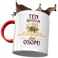 Kubek Czerwony Dla Basisty Ten Basista Jest Osom Z Nadrukiem Ze Zdjęciem