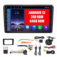 RADIO 2 DIN ANDROID 13 Audi A3 8P 2003-2013 ANDROID AUTO CARPLAY 2GB/64GB