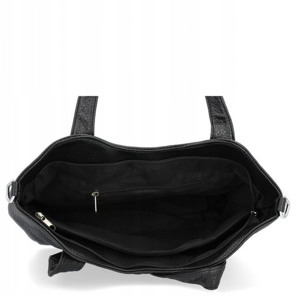 Torebka Shopper Bag Herisson 17B374 Czarna zdjęcie 6